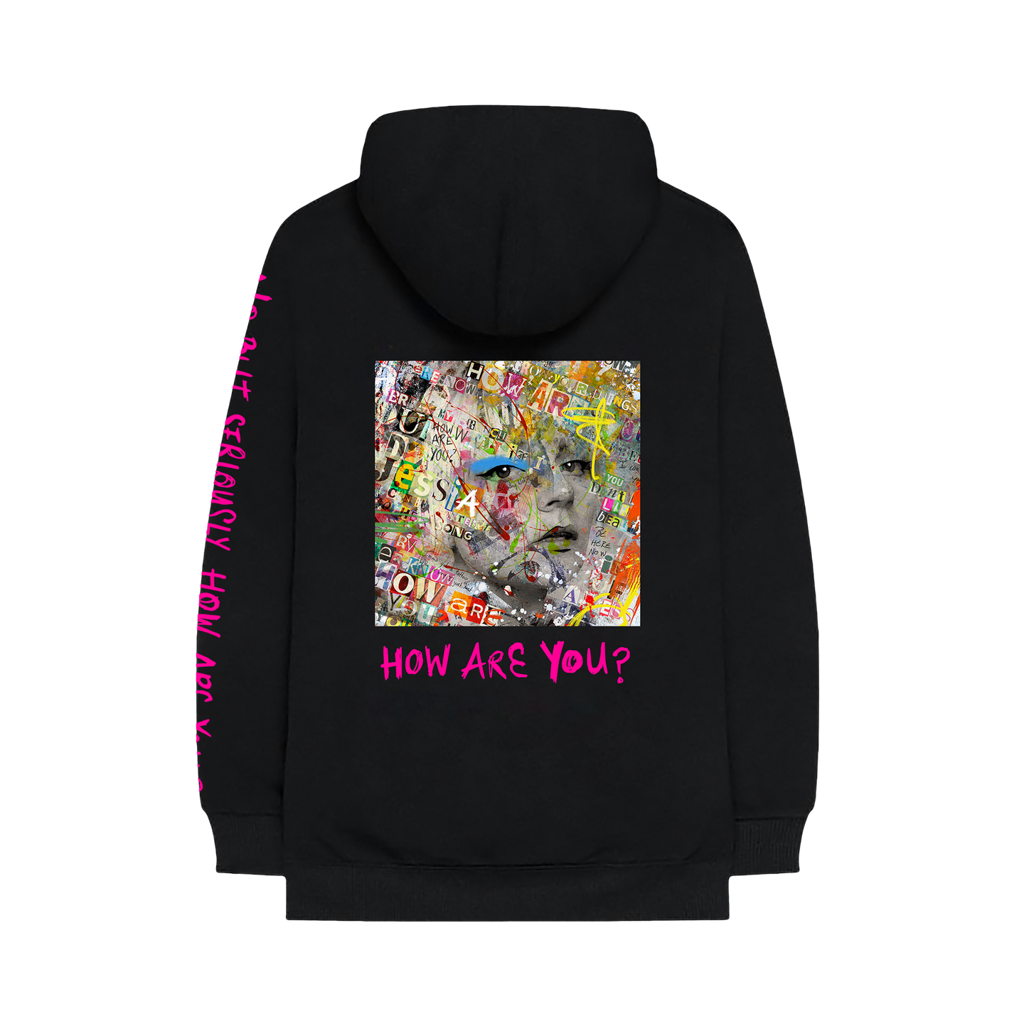 How Are You? EP Art Hoodie - Black