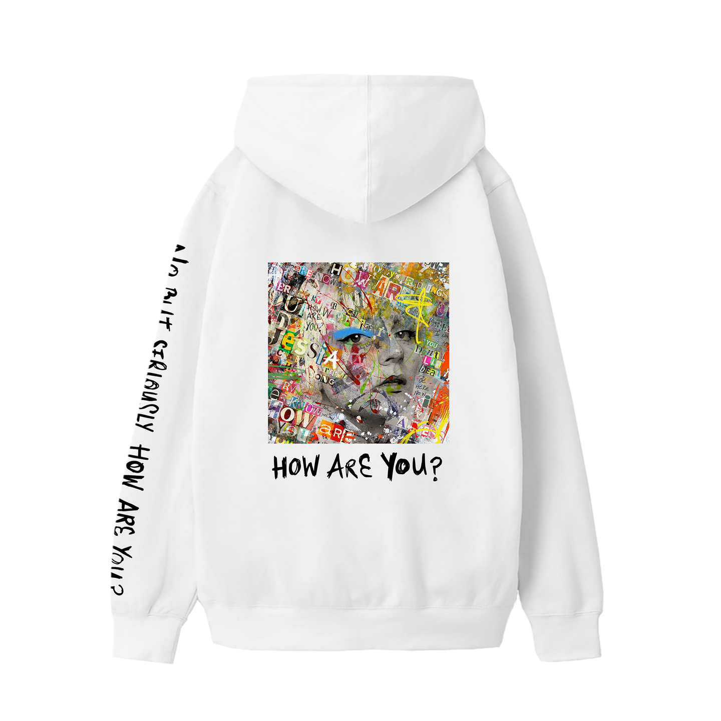 How Are You? EP Art Hoodie - White
